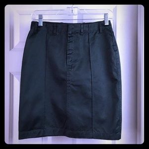 100% Cotton Banana Republic Black Skirt